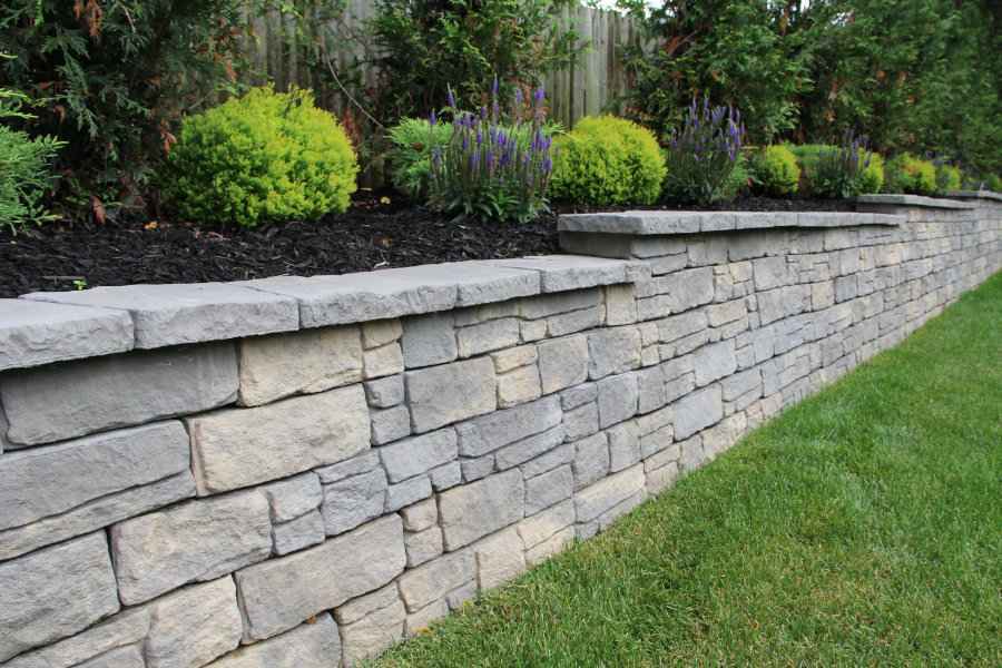 Mountain Block wall